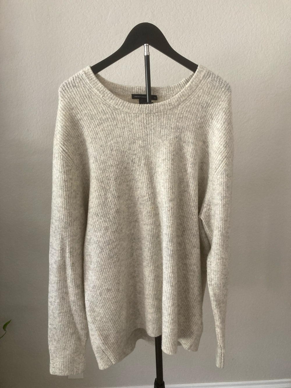 French Connection Men's Crewneck Sweater - Oatmeal Heather